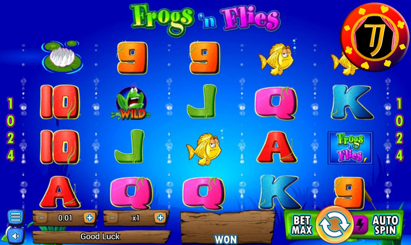 Mainkan Permainan Taruhan Judi Slot Online Frogs n Flies Terbaik