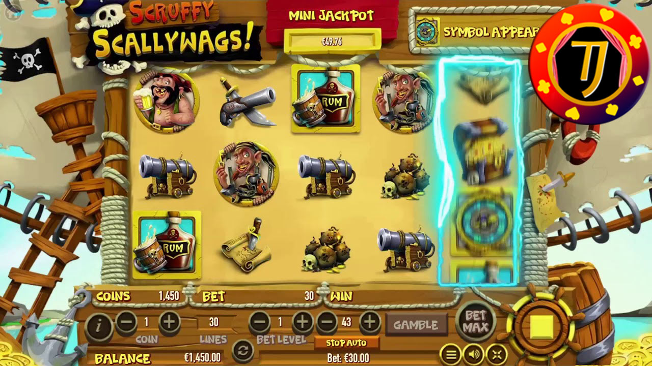 Memainkan Game Judi Slot Online Habanero Terpercaya Scruffy Scallywags