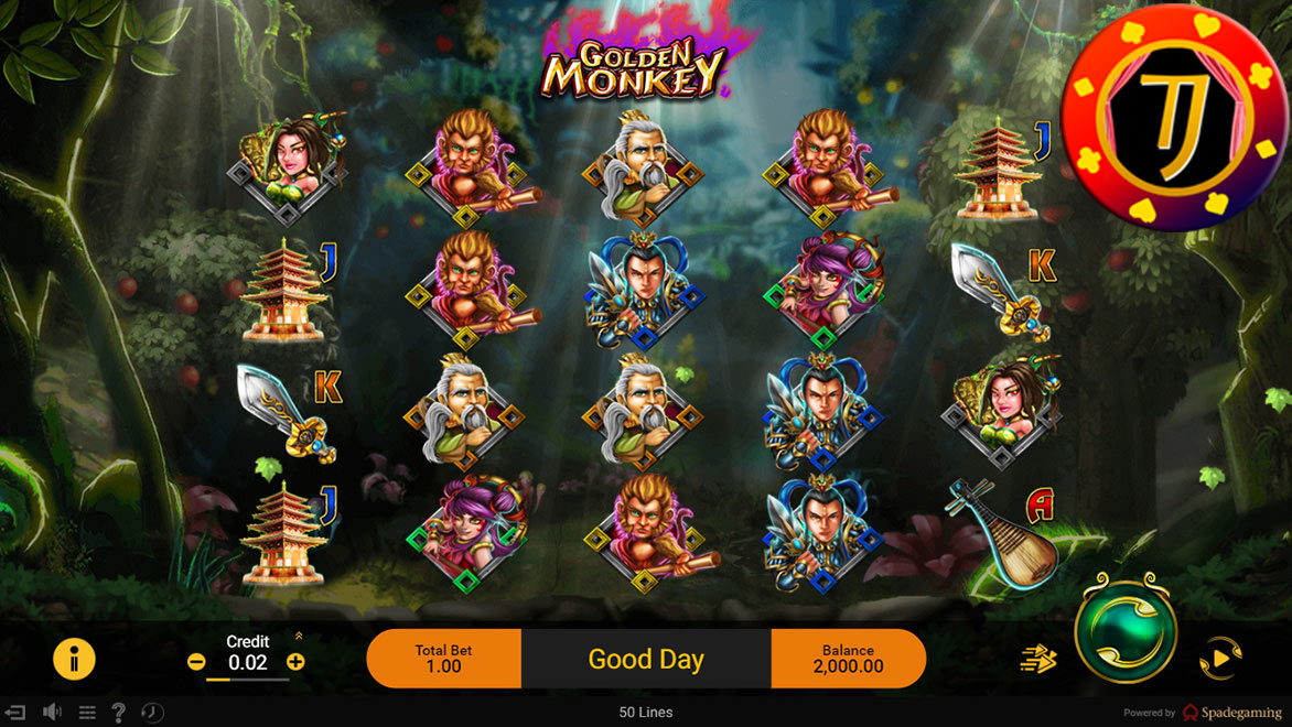Permainan Judi Terpopuler Slot Online Spade Gaming Golden Monkey