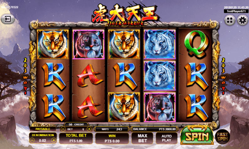 Taruhan Permainan Judi Slot Online Spade Gaming Tiger Warrior Terlangkah!